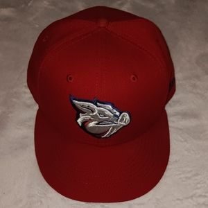 New Era Leigh Valley Ironpigs Authentic On Field Fitted Baseball Cap Hat 7 3/8